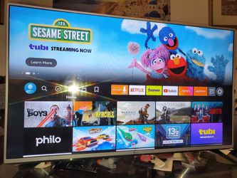 50" LG tv not smart but come with fire stick Amazon u got all apps u need already set.  Great Quality pic