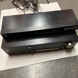 Vintage Panasonic Stereo Amplifier SU-363 + Tuner ST-363 Set