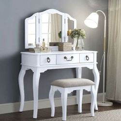 Brand New 3 PC White Vanity Set