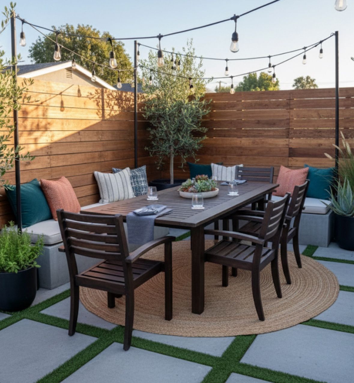 Outdoor Wood Patio Dining Set – Table + 6 Chairs – Expandable – Pick Up Today! $275 OBO