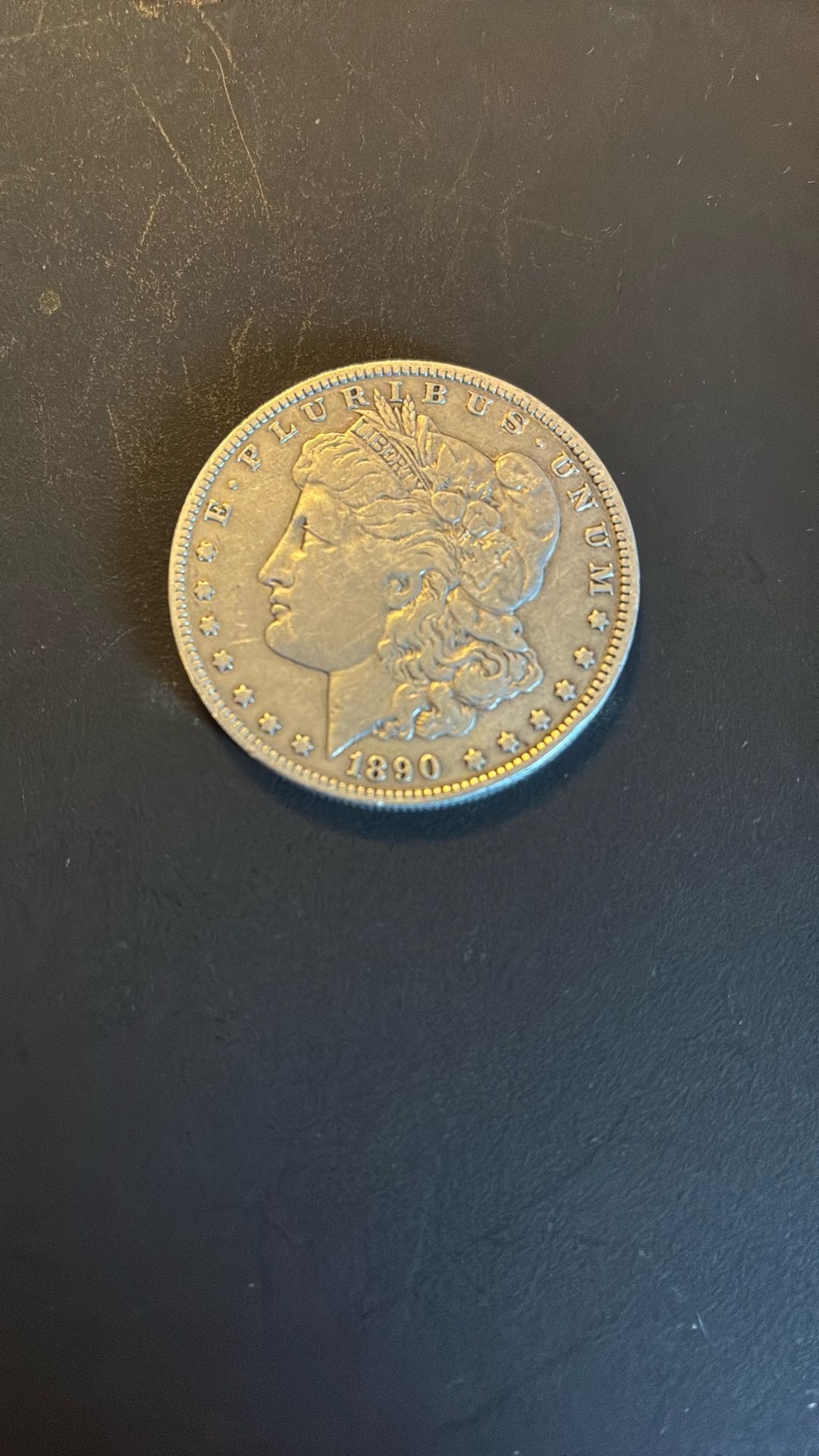 1890 O Morgan Silver Dollar