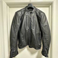 Leather Riding Jacket Large