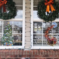 New In Box. 4 Huge Sheets Of Christmas Window Clings. Had Extra Box. Photos You See Are On My Window Just Put Up. PLUS I Have 2 More Big Sheets W/ ❄️