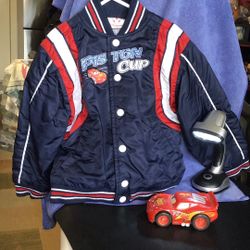 Collectible Disney Store Lightning McQueen Cars Jacket Size Kids S