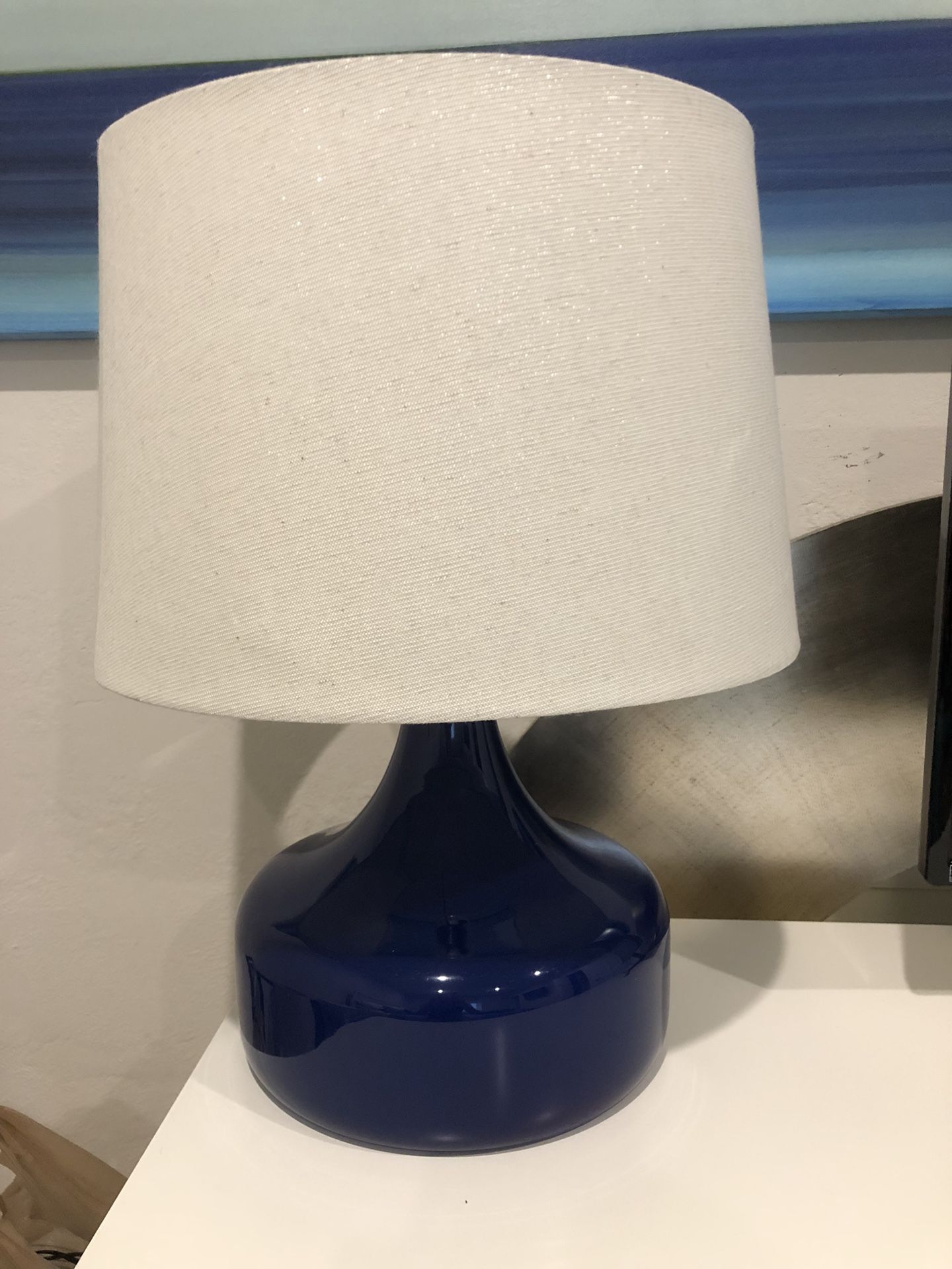 Blue Table Lamp