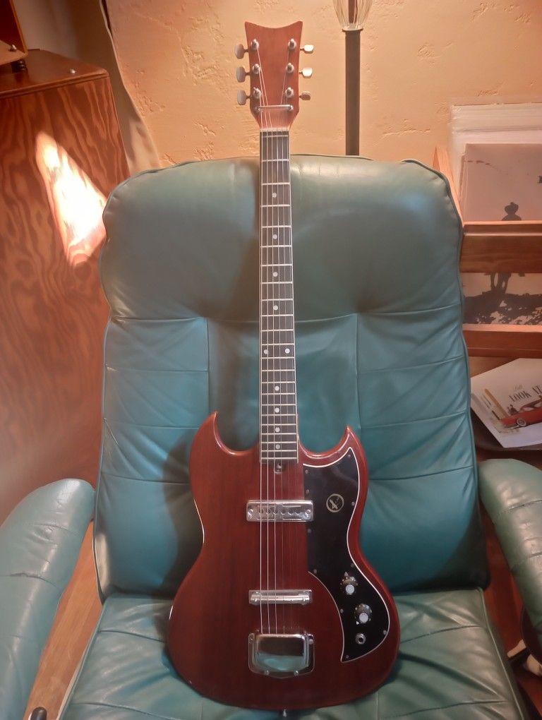 1960s Kay SG Electric Guitar - Cherry Red
