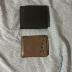 Two Wallets genuine Leather