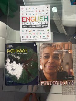 Three textbooks for sale