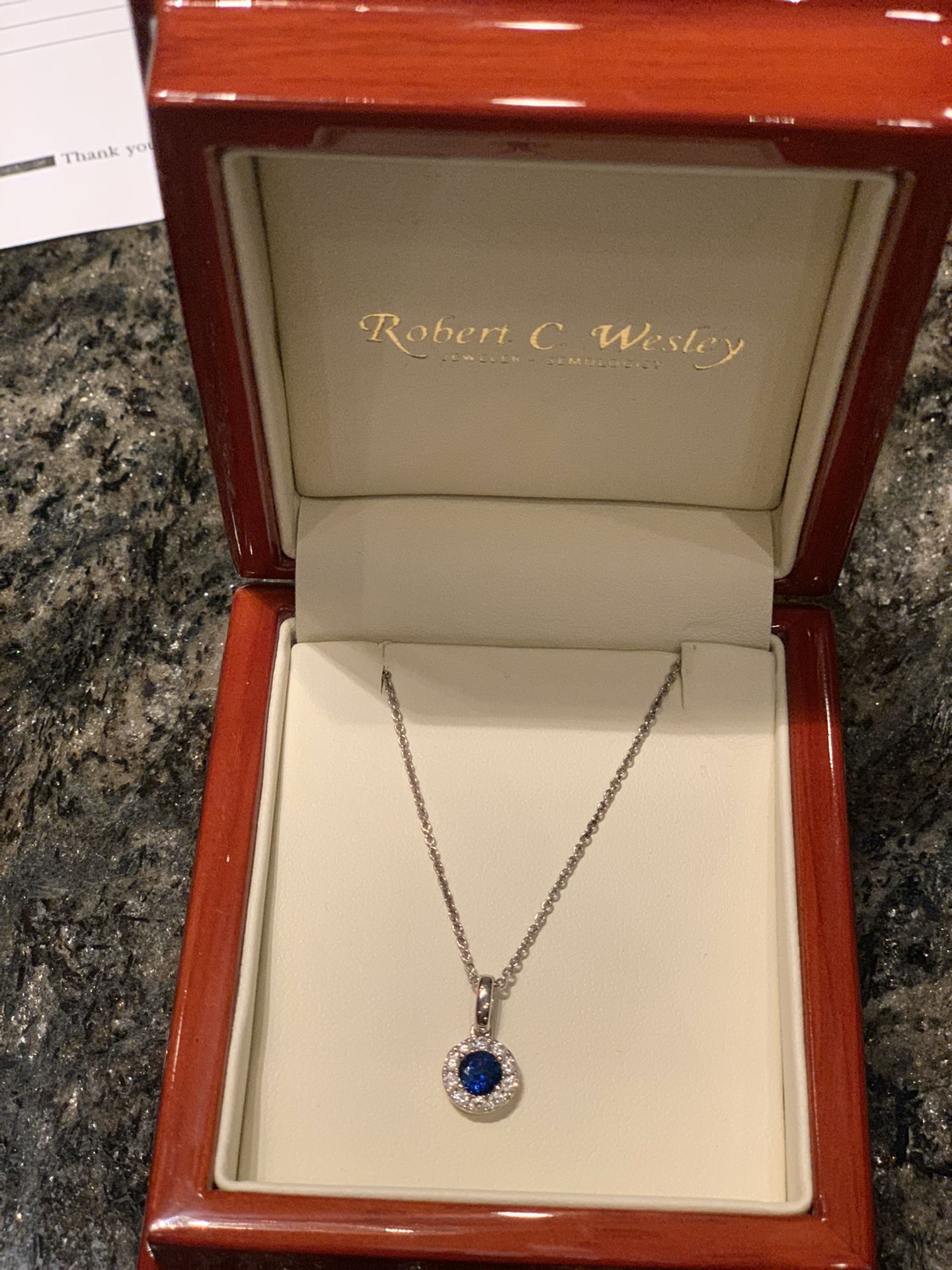 Sapphire and Diamond necklace and bracelet Robert Wesley