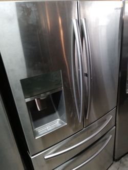 Samsung stainless steel 4-door french door refrigerator - Free delivery