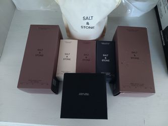 Salt&Stone BUNDLE. CANDLE,DEODORANT, BODY WASH AND LOTION