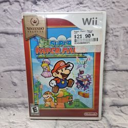WII SUPER PAPER MARIO