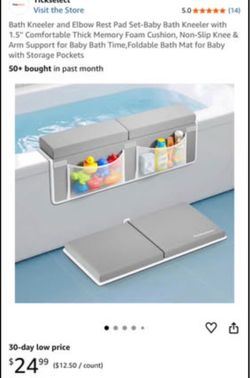 Tickselect Bath Kneeler and Elbowuu Rest Pad Set
