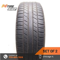 Set of 2 Used  9.5/32    235/55R19  105H  Michelin  X Tour A/S 2