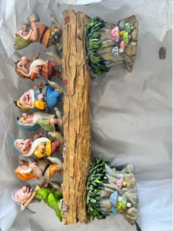 Disney and Porcelain statues