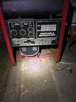 Portable Generac SVP 5000 Generator 09719-2