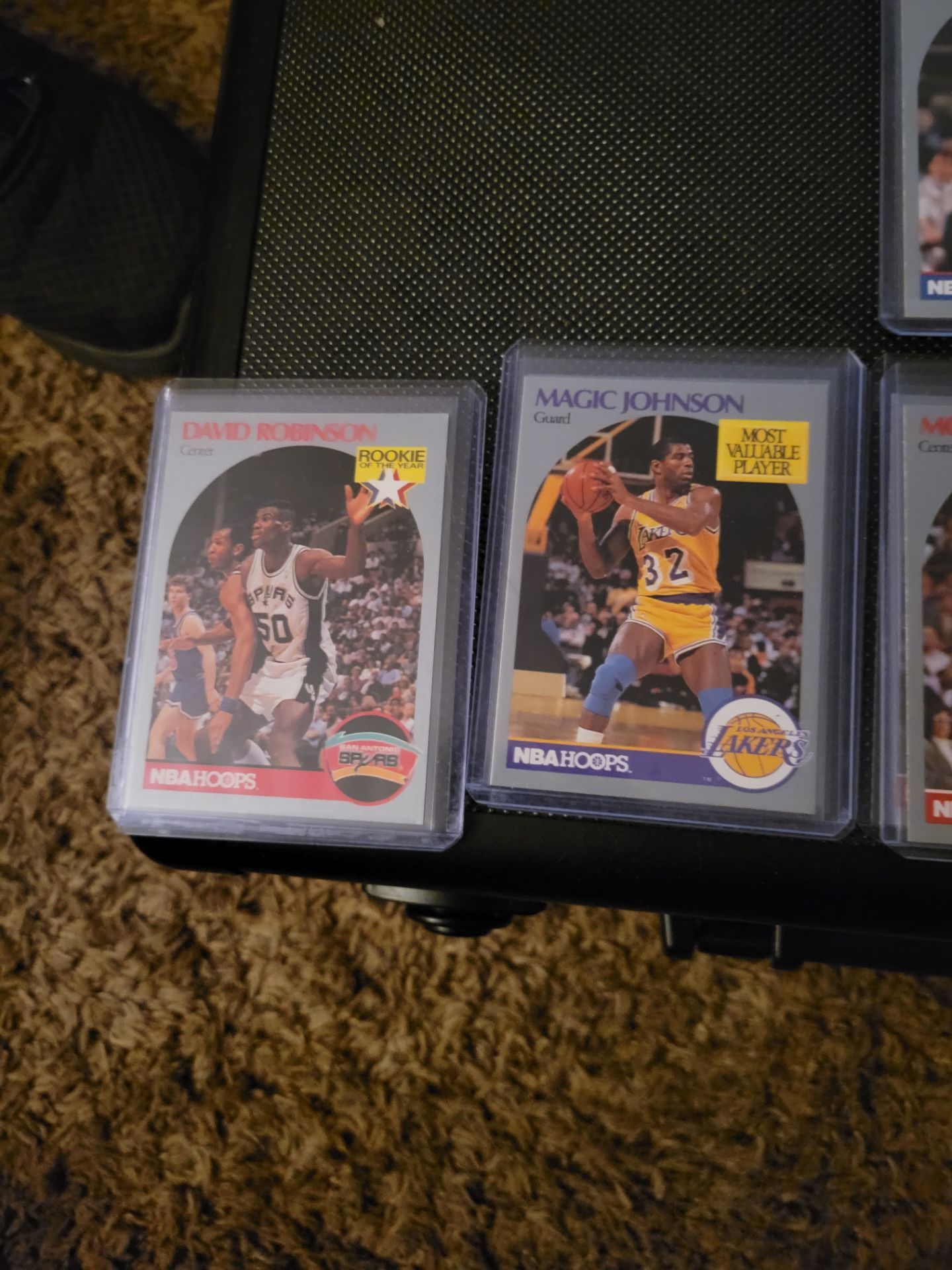 rare 1990 nba hoops cards 1990 NBA All Stars cards 1990 NBA Hoops cards