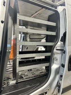 Adrian Steel Van Shelves & Locking Drop-Door Kit – New