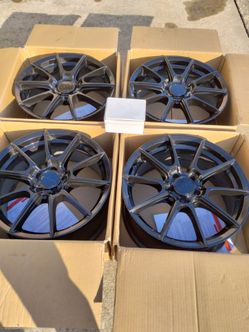 RIMS 17" CHEVY Cruze, CHEVY Trax, CHEVY Sonic. Buick Encore, Buick Verano BOLT PATTERN 5X105 BLACK ORIGINAL New rims