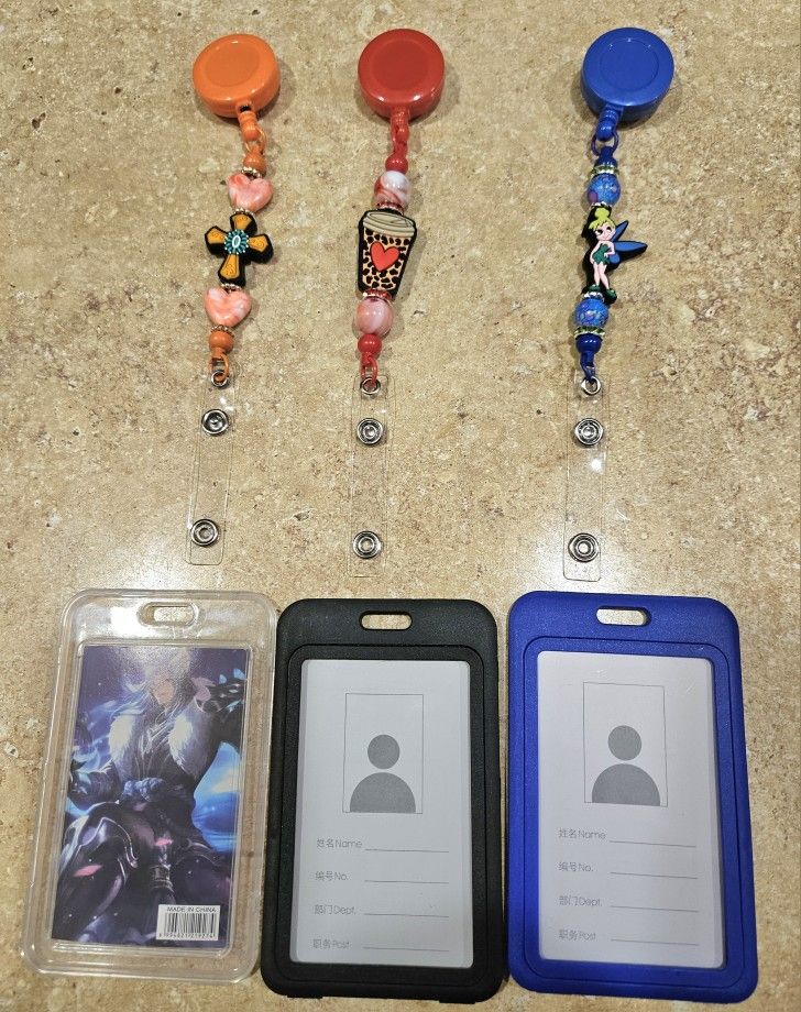 Beaded ID Badge Lanyards