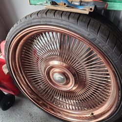 Forgiato Rose Gold 26's Spoke With Big Floating Cap Donk Pattern (Need To Move Them Serious Buyer's Only)