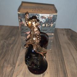 Vintage Avon Bucking Bronco Oland Aftershave 6oz. With Box