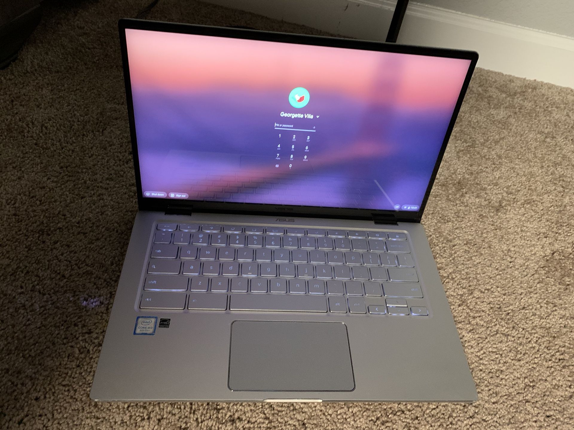 Laptop Asus chromebook