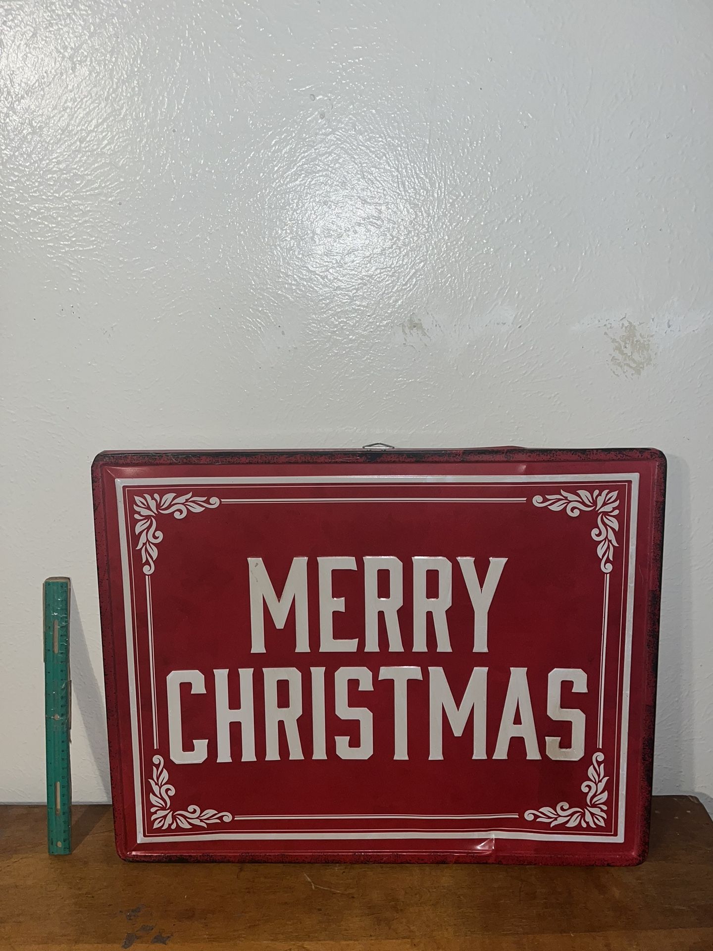 Christmas Tin Sign Decoration 18x23