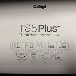 NEW Caldigit TS5 Plus Thuderbolt Dock For Sale 