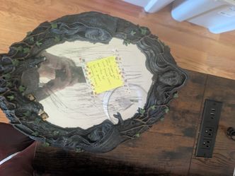 Witchy Mirror/scrying mirror/picture frame