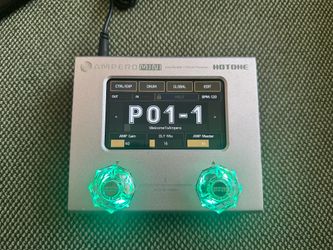 Hotone Ampero Mini Amp Modeler + Hotone Momentary Footswitch