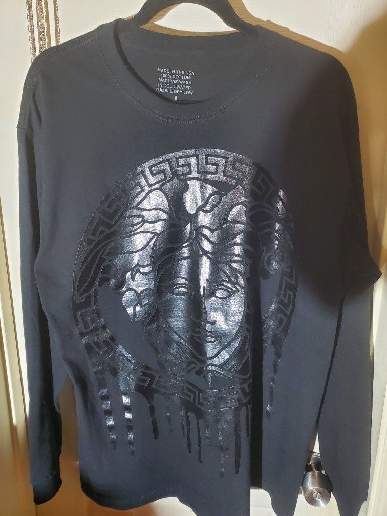 Versace Medusa Long Sleev Shirt New