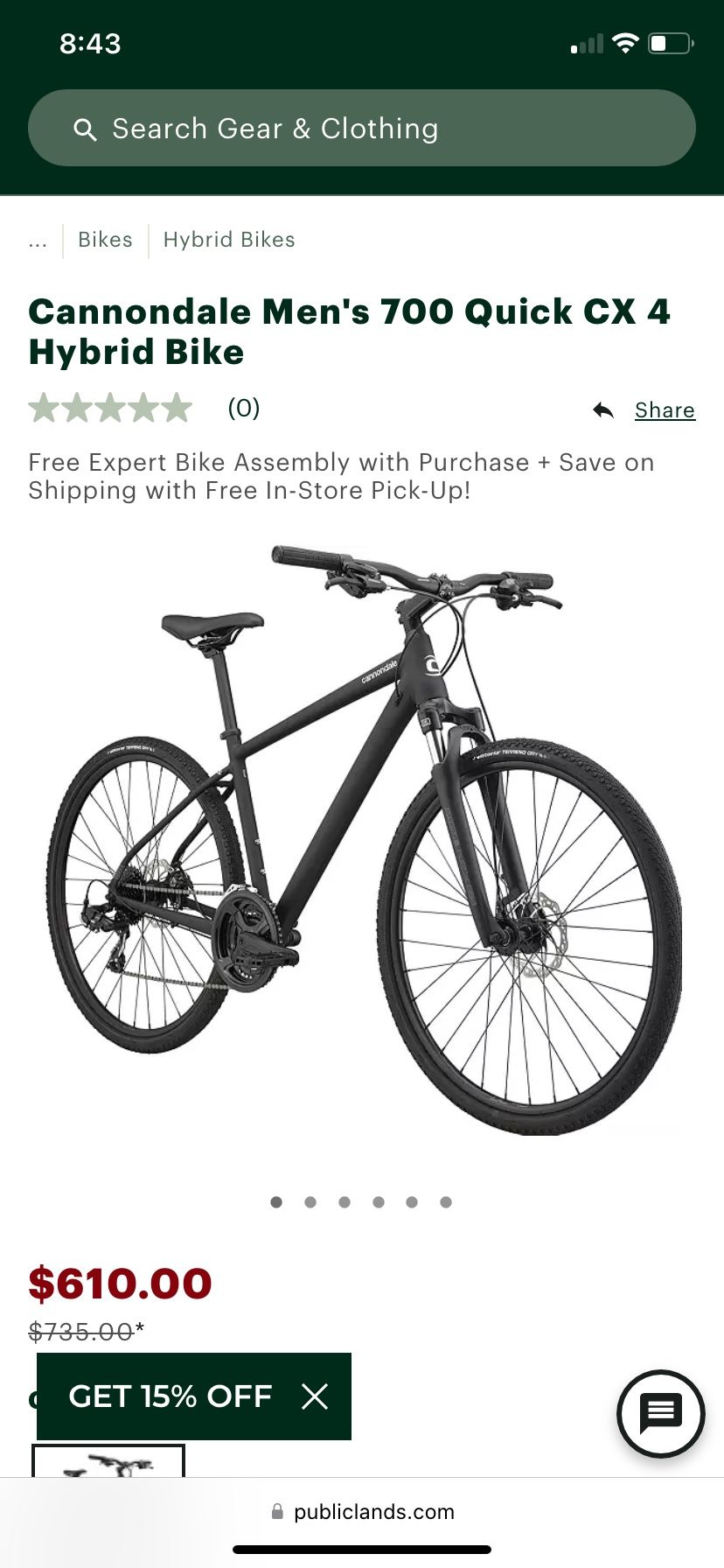 Cannondale Quick cx Four Medium