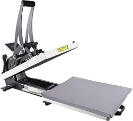 ColorSub Heat Press 15x15 inch Industrial Quality Heat Press Machine with Slide Out Drawer, Heat Press Machine for T Shirts, White