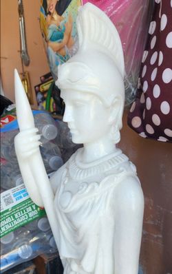 35" Athena goodess, real marble
