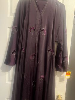 New  purple  abaya