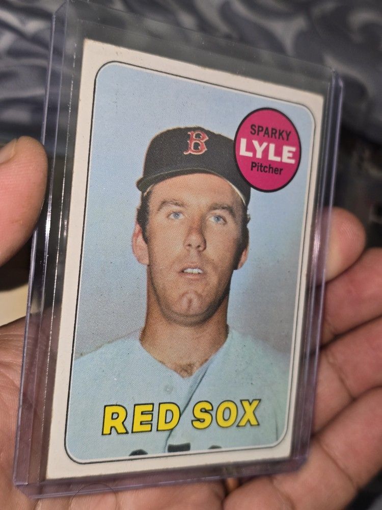 1969 Sparky Lyle Rookie Card 2x Champ YANKEES