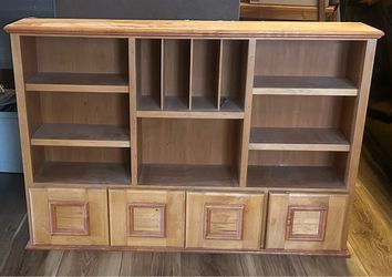 Solid Wood Office Wall Unit