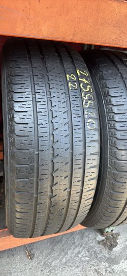 20” tires bridgestone 275/55/20 with free installation $60 each