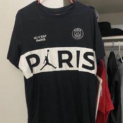 Jordan X PSG T-shirt Size Large