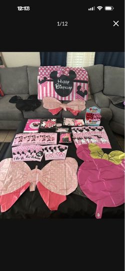 Minnie mouse party supplies