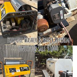 Pressure Washer & Water Reclaim Units