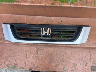 1(contact info removed) Honda CRV CR-V SE Upper Bumper Grille Silver