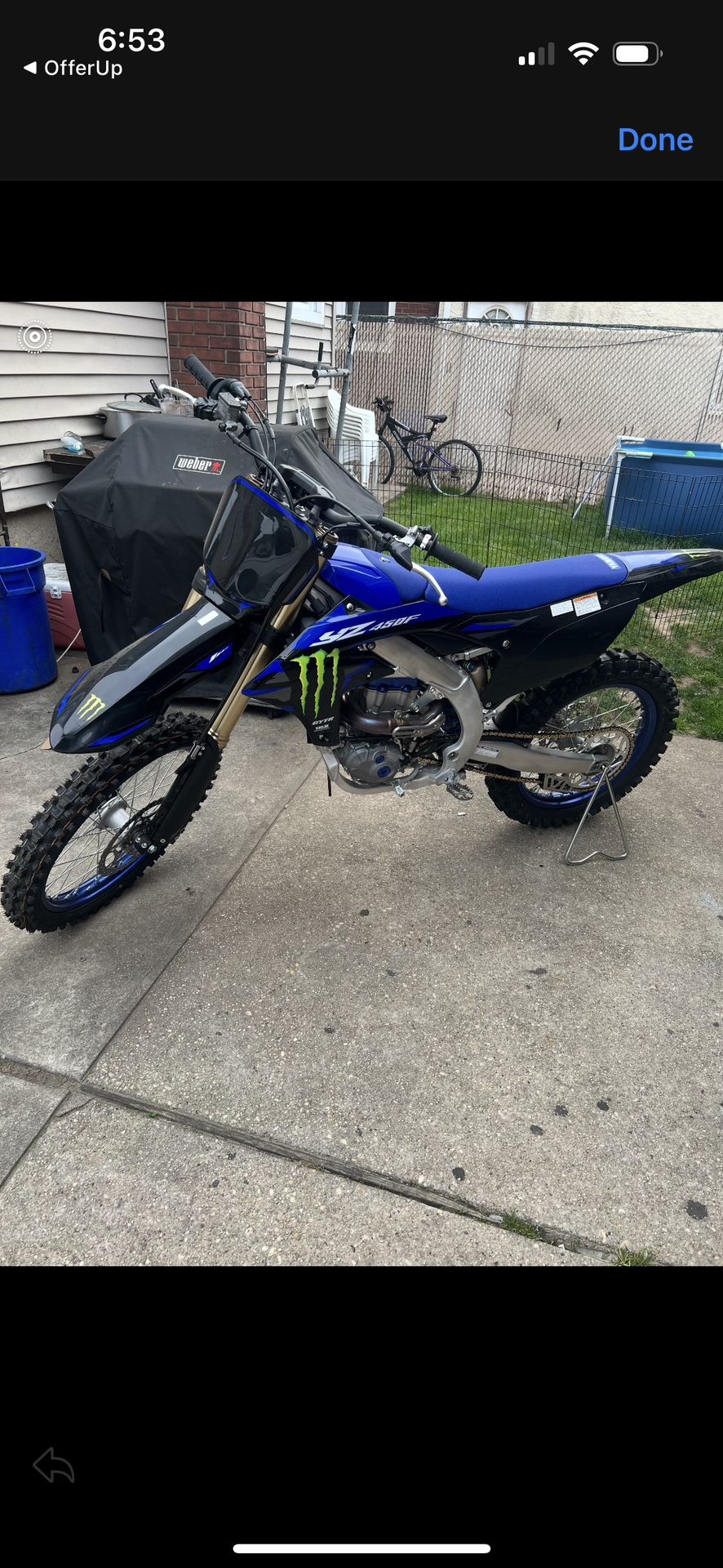 2025 Yamaha Yz450f
