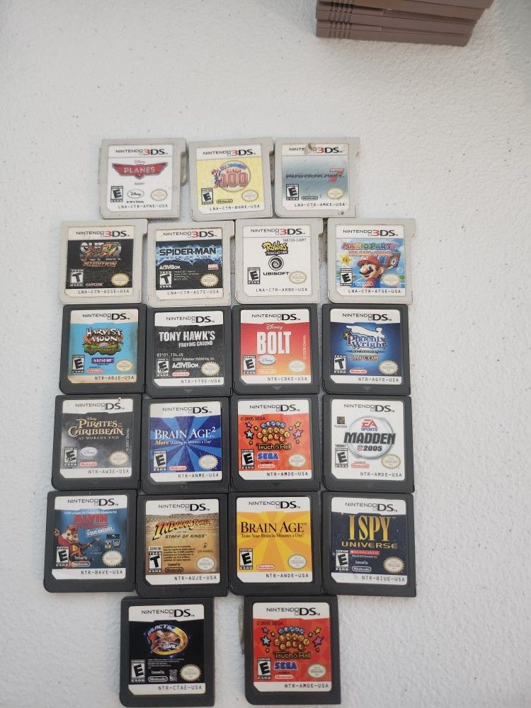3DS And DS 21games $50