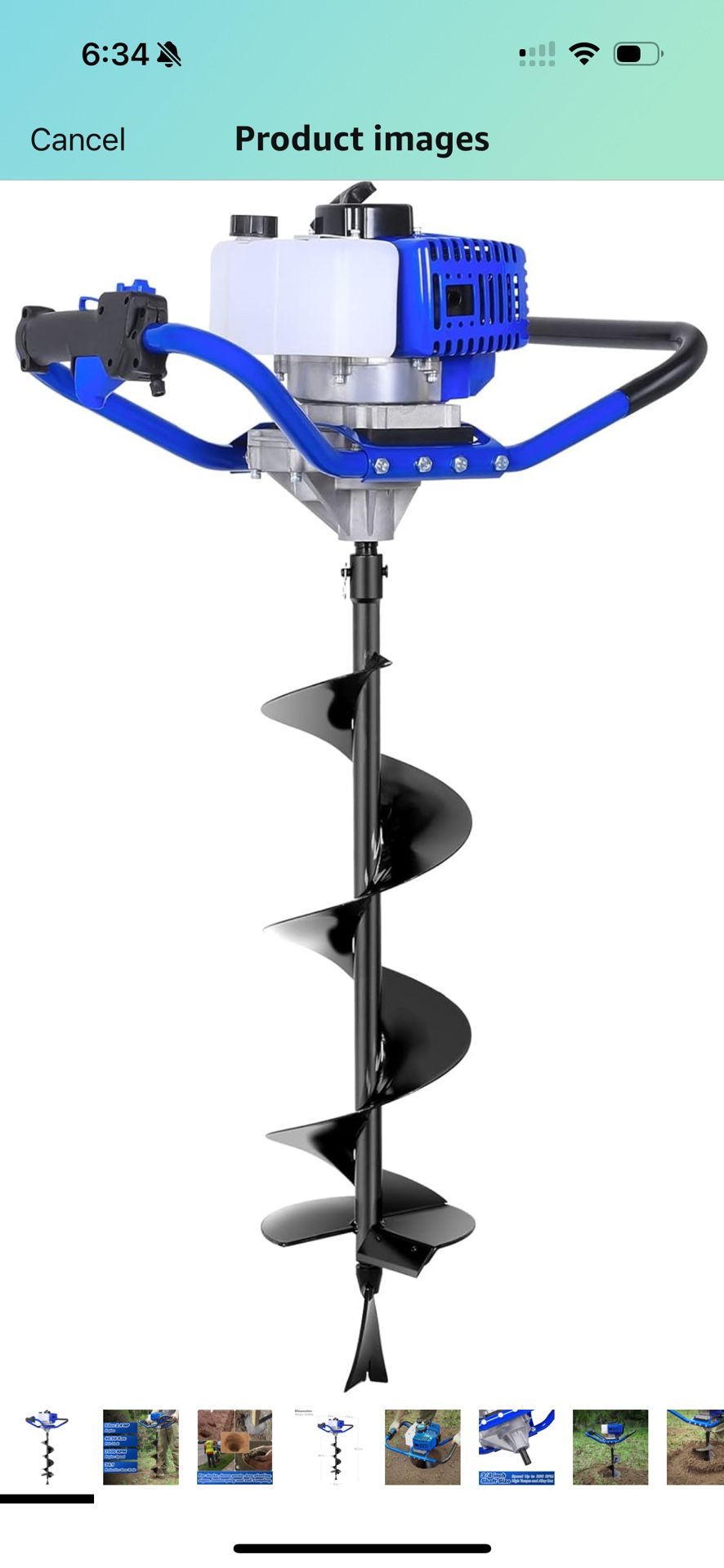 Bilt Hard Earth Auger - Gas