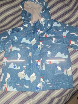 New jan&jul  rain/ wind jacket  size 2t