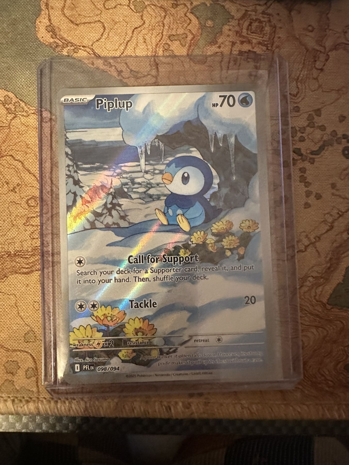 Pokémon Piplup illustration Rare