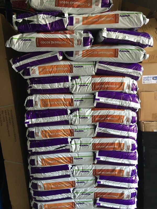 Plagron coco coir grow medium hydroponics