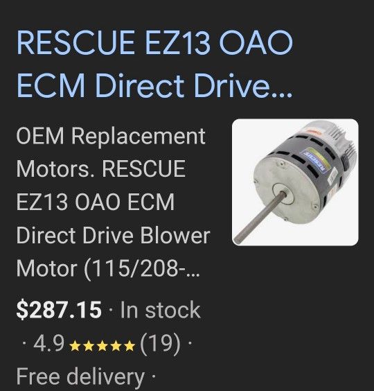 OEM Replacement Universal Blower Motor 